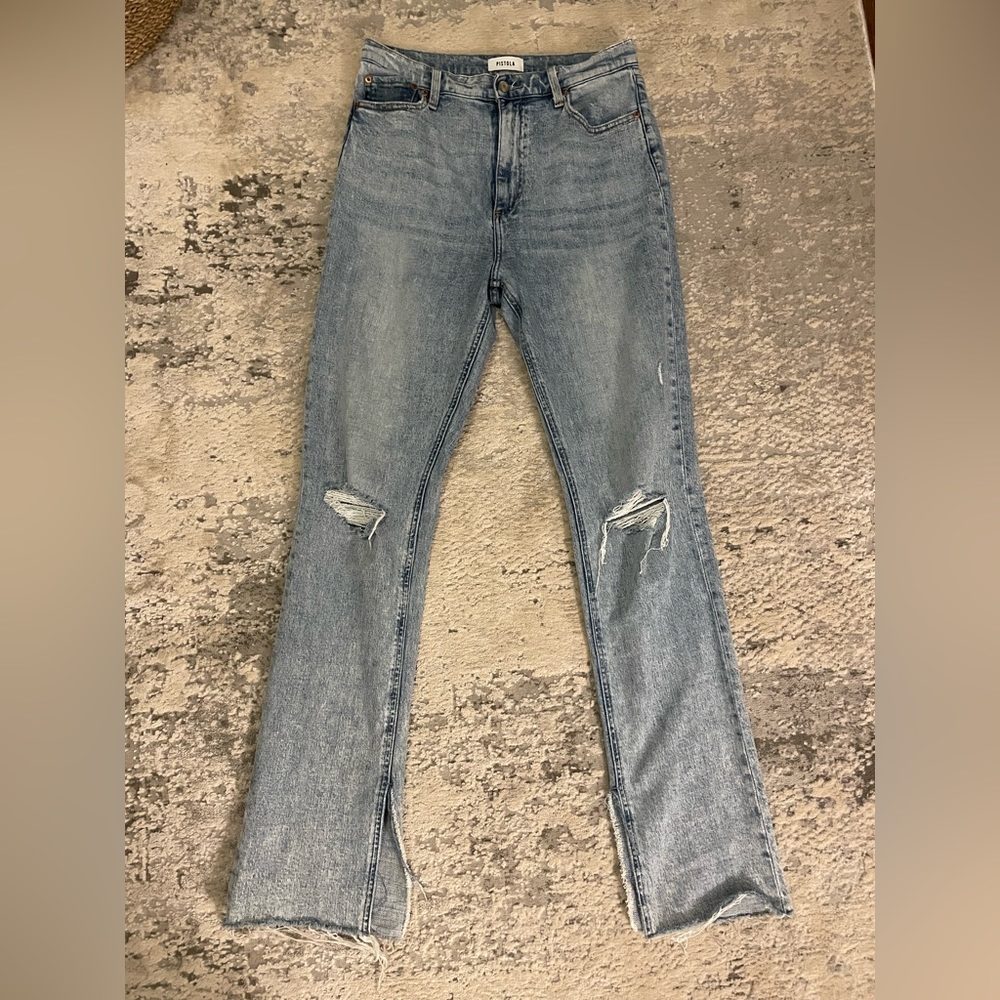 PISTOLA High Rise Split Hem Jeans - Picture 2 of 12